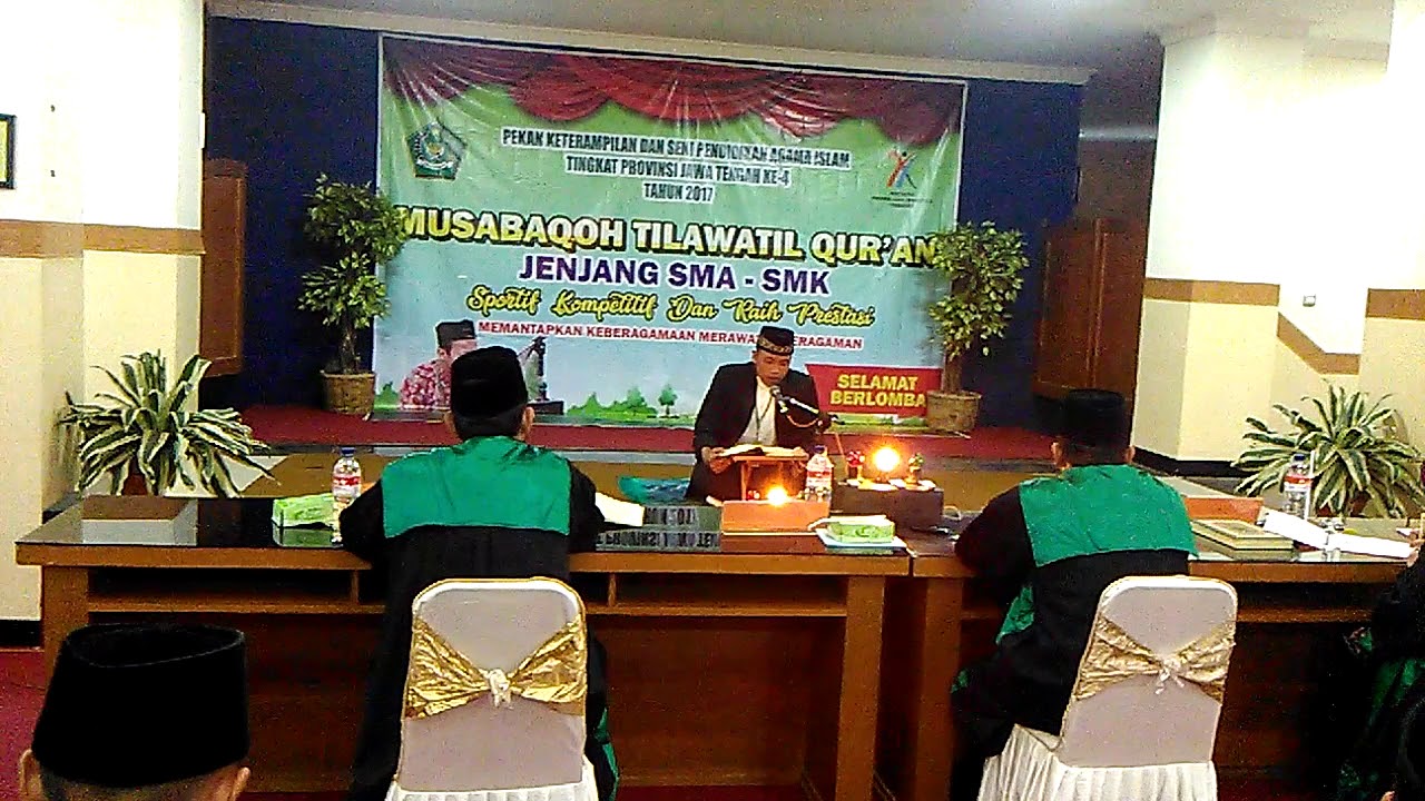MTQ Pelajar Pentas PAI 2017 tingkat Provinsi Jateng Adam MTQ Pelajar Pentas PAI 2017 tingkat Provinsi Jateng Adam
