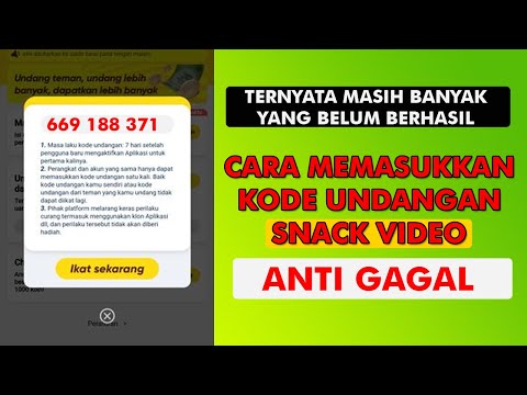 Video: Cara Memasukkan SRO