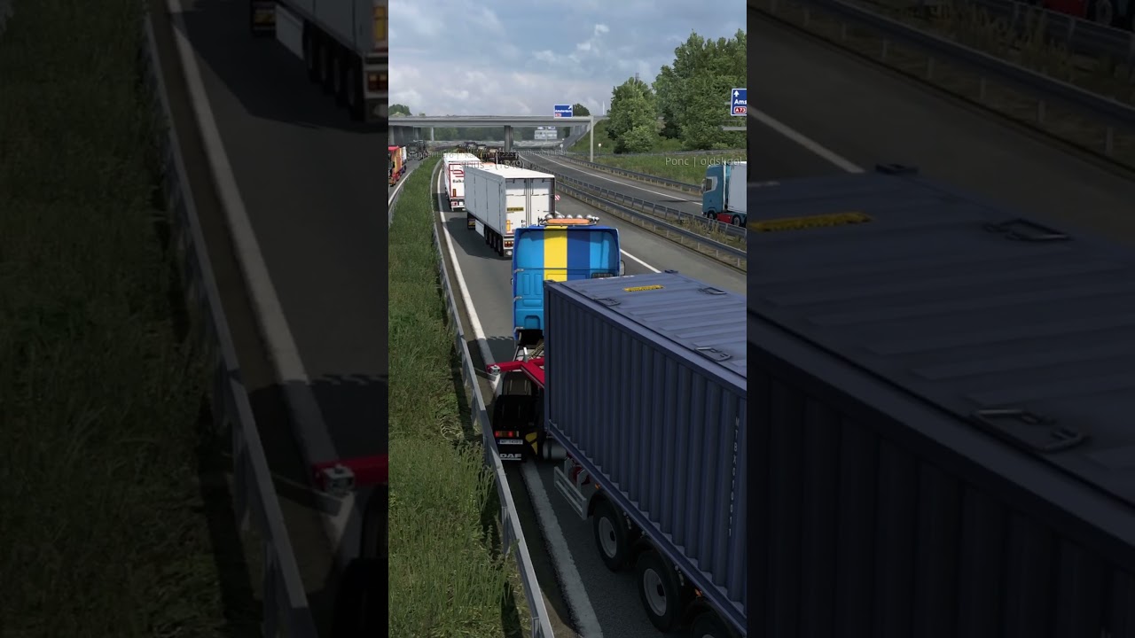 Подборка эпических аварий TruckersMP в Euro Truck Simulator 2 №72