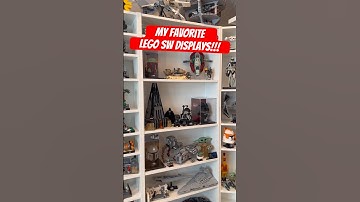 My Different LEGO Shelf Displays! #lego #legostarwars #shorts