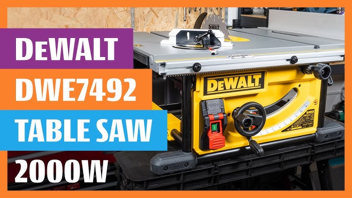 DeWALT DWE7492 Table Saw: The Best Table Saw for the Money 