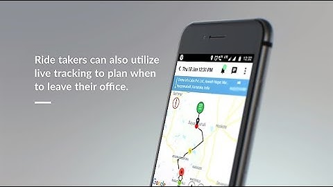 Live tracking makes carpool commuting easy - Quick Ride