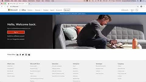 How to SIGN INTO Your Microsoft Office 365 Account Using Your Credentials | New