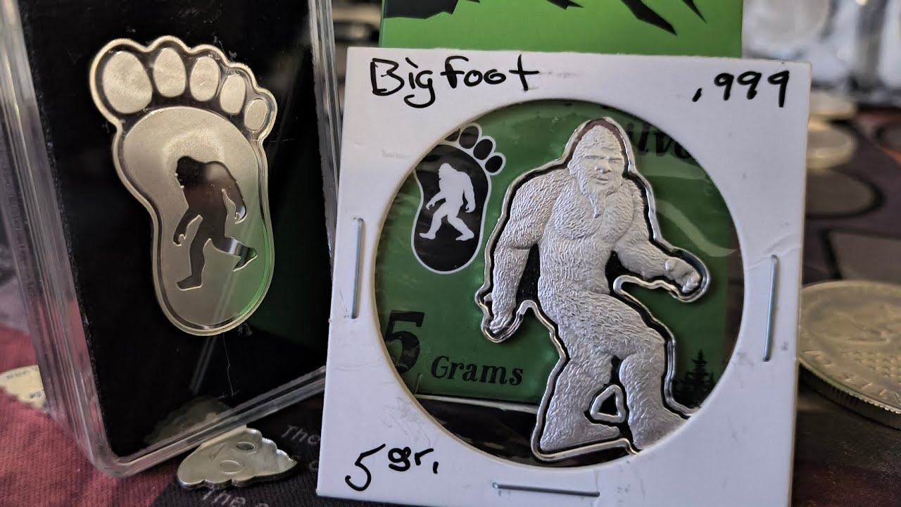 Legendary bigfoot silver