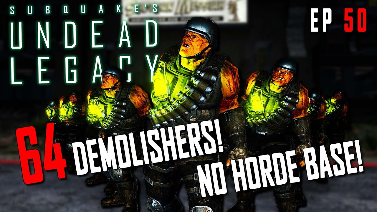 64 Demolisher Horde Finale NO HORDE BASE | Undead Legacy | EP 50 | 7 Days to Die