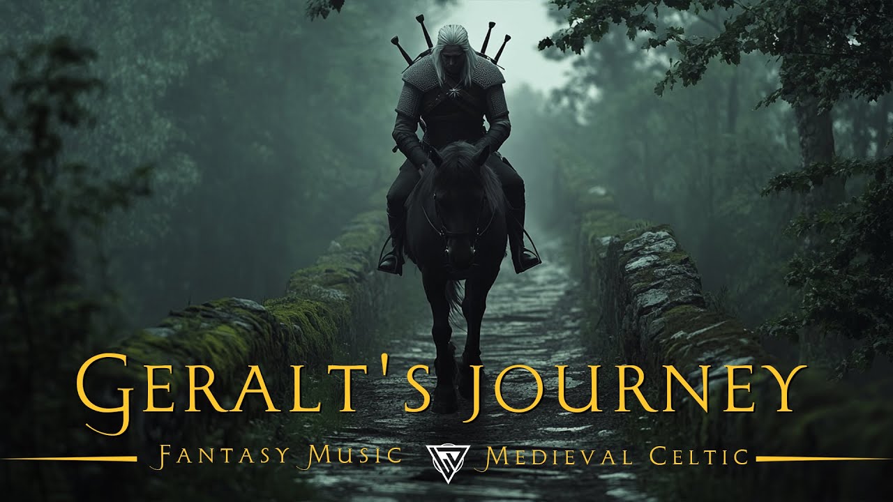 Geralt's journey | Orchestral Fantasy Music and  Deep Forest Ambience | Medieval Celtic Music