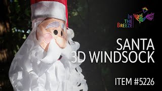 Santa 3D Windsock | Wholesale Garden Décor | In the Breeze
