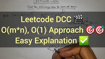 Leetcode 3195 🔥 Find the Minimum Area to Cover All Ones I | DCC Solution + O(mn) Logic