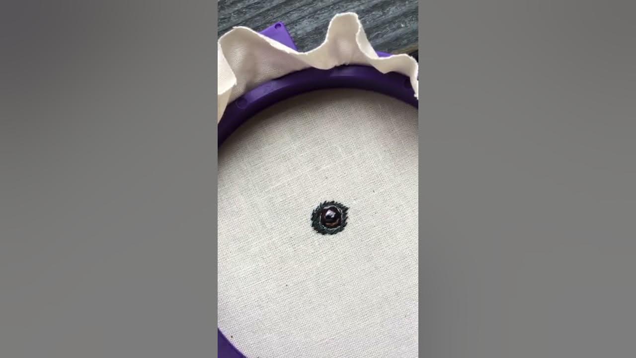 How to Embroider a Realistic Bird Eye. Thread Painting Tutorial YouTube