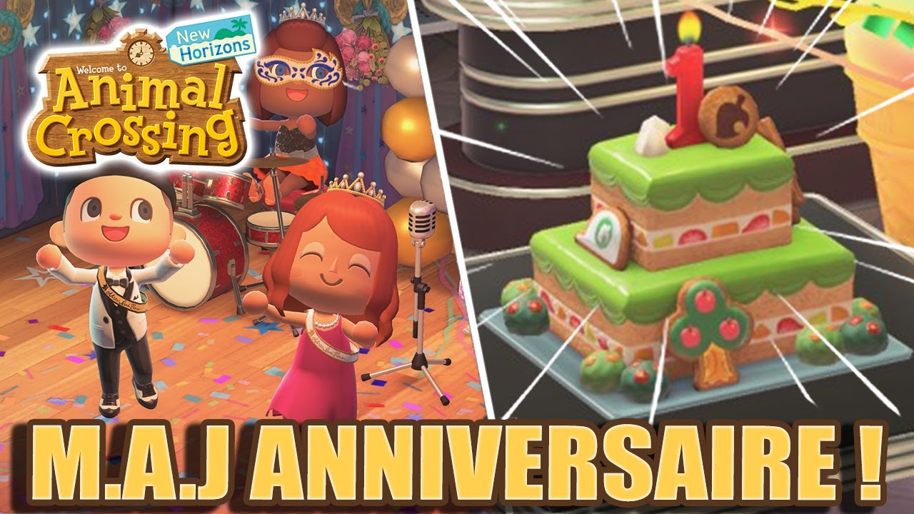 La Mise A Jour Des 1 An Animal Crossing New Horizons Youtube