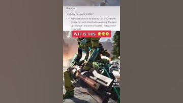 WHAT IS THIS NEW RAMPART BUFF 😂 - Apex Legends #shorts