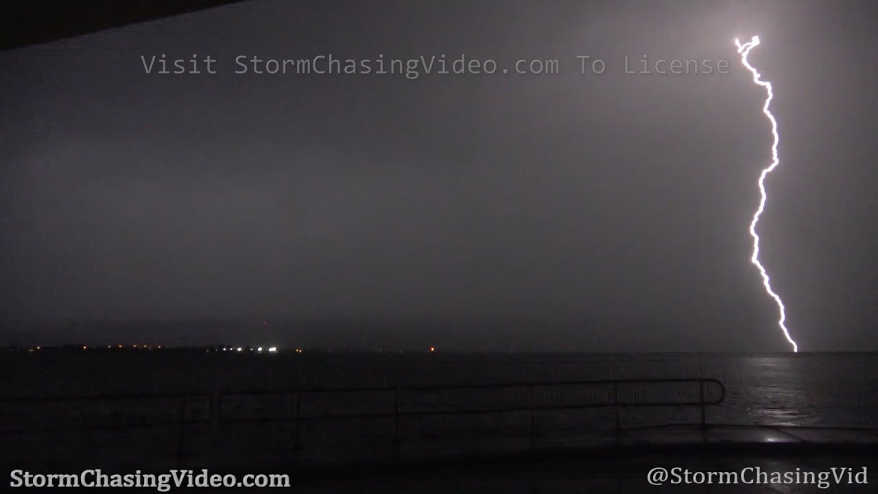 Street Flooding and Lightning impact Sarasota, FL - 4/24/2020