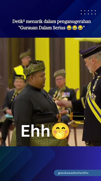 YDP Agong Bergurau Tapi Muka Serius 🤭