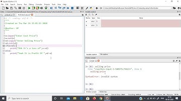 Profit And Loss In Python