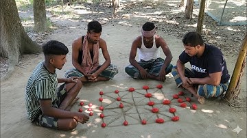 How to play 16 guti game, Learn to play damru..🔥😱 