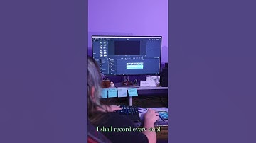 I shall record every step!