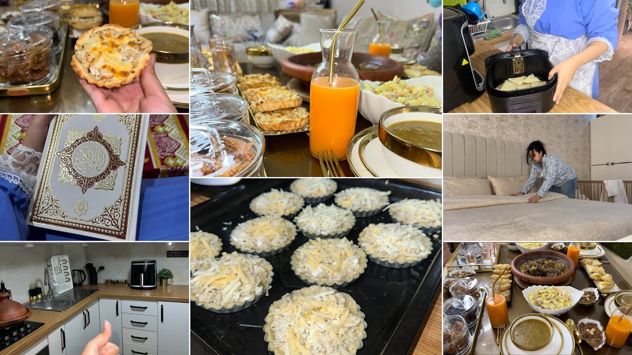 First day in ramadan🌙اول يوم في رمضان-تعاونت انا و حماتي 🌮شهيوات سهلة و بنينة✨ماما سيفطات ليا حقي