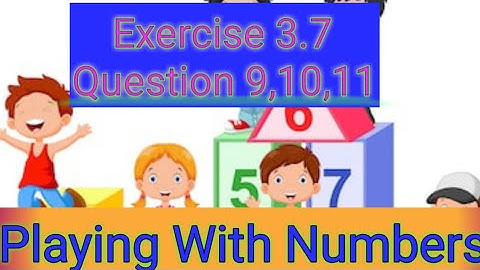 Exercise 3.7 Question 9,10,11 Class 6(Playing with numbers) how to find LCM and HCFncert Mathematics