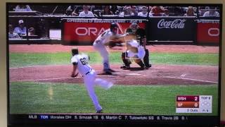 Bryce Harper vs Hunter Strickland- Fist Fight After Being Hit by Pitch