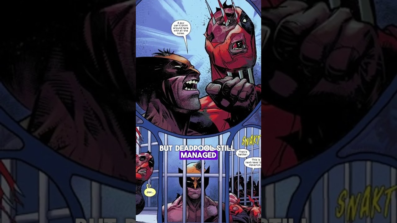 Wolverine Cut Off Deadpool's Upper Body in Half 