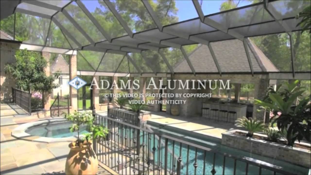 Adams Aluminum Pool Enclosures YouTube
