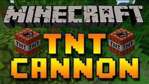 TNT Cannon With One Command Block! ONLY WORKS IN 1.7!