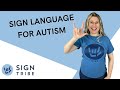 Functional signs for autism  autism  disability communication support  sign tribe academy  asl