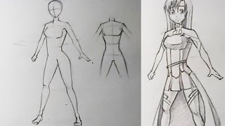 Как нарисовать женское тело(Рассказываю как нарисовать тело с женскими формами., 2013-10-24T20:41:35.000Z)