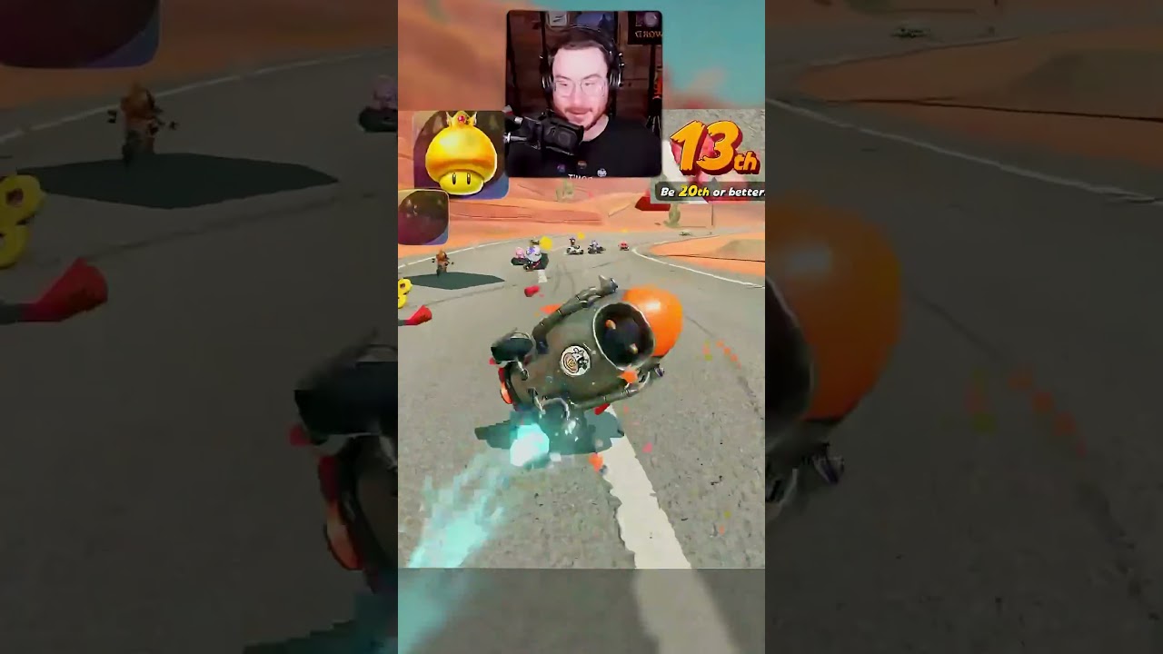 Super Confident… Then Got Wrecked! 😂 (Mario Kart World)