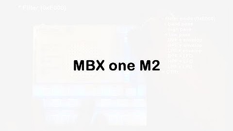 Mini Synth :: New :: MBX one M2 :: portable synthesizer by Piti