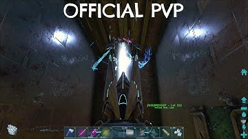 TEK TRANSMITTER BUILD w/ Dragon Boss - Official PVP (E123) - ARK Survival