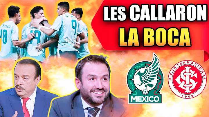 🔥 Se DESHACEN en ELOGIOS a la SELECCIÓN MEXICANA ¡CALLARON BOCAS! Internacional 0-2 México