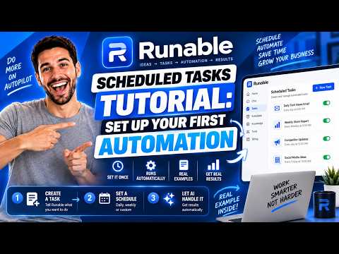 Runable Scheduled Tasks Tutorial: Set Up Your First Automation