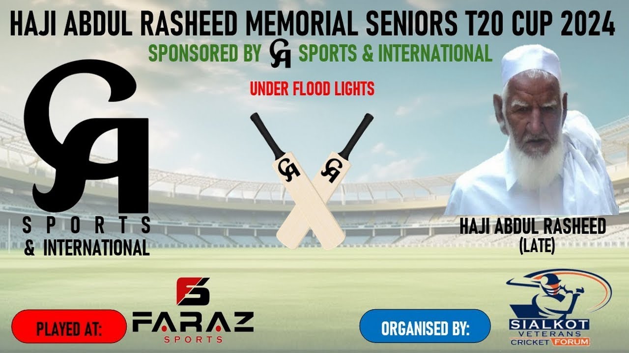 GUJRANWALA SENIORS vs MEHAR 1 / SANEKO SPORTS || HAJI ABDUL RASHEED ...