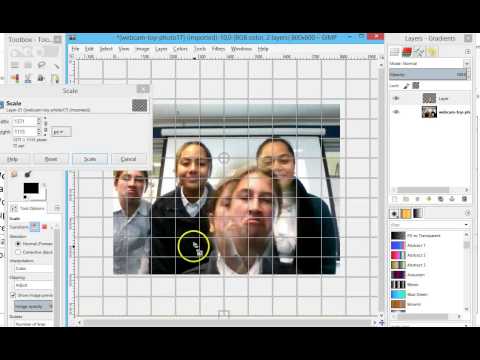 Gimp clone stamp face swapping tutorial
