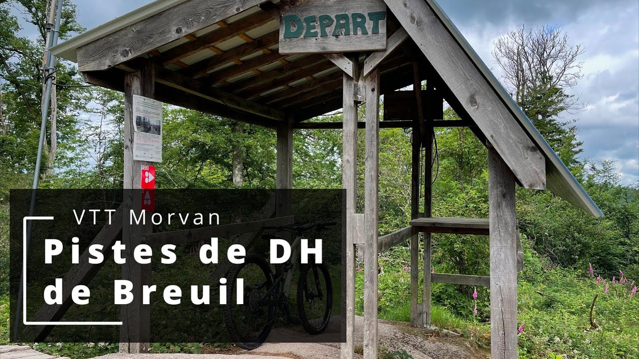 VTT/MTB - Morvan - Piste Rouge de DH Breuil - Canyon Spectral