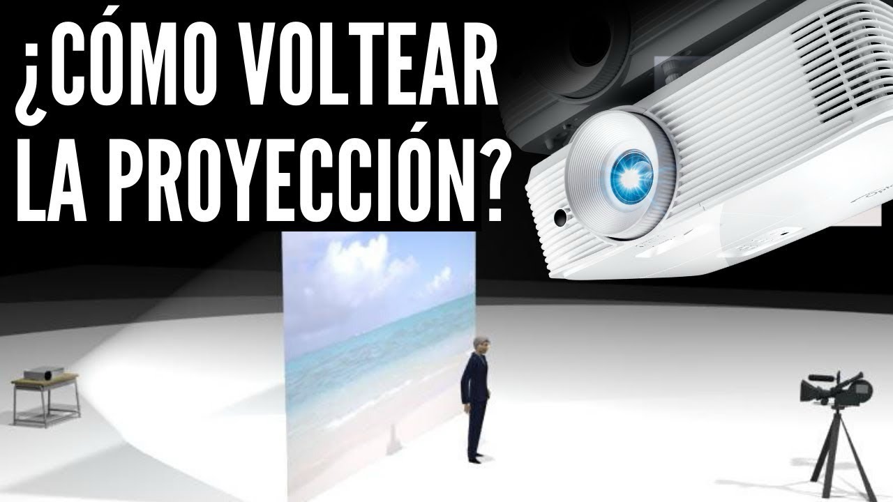 Cómo invertir la imagen de un proyector para colocarlo en el techo ...
