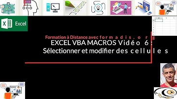 06 Macros VBA Excel selectionner modifier plage et cellule