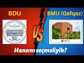 Bakı Dövlət vs Bakı Mühəndislik universiteti (Abituriyentlər mütləq izləsin) BDU vs BMU