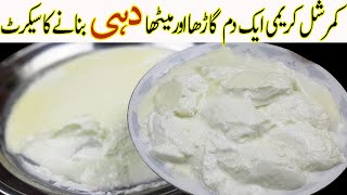 Ghar mein Moti Malai wala Dahi Jamane Ka Sahi Takika Iگاڑھا دہی جمانے کا سیکرٹI Yogurt at Home
