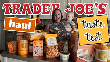 Trader Joes Pumpkin Haul and taste test for September 2020