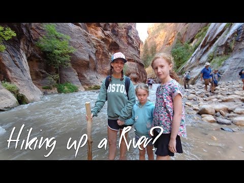 Hiking The Narrows in Zion National Park - Full-time Family RV Travel