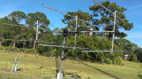 EME Arrays - 432 and 1296 MHz - Full Rotation Test with LMR600UF