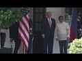 President Trump Greets the President of the Republic of the Philippines, July 22, 2025