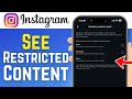 How to See Restricted Content on Instagram