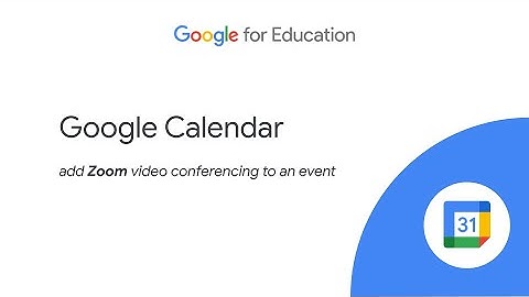 Google Calendar: Zoom for GSuite Add-On