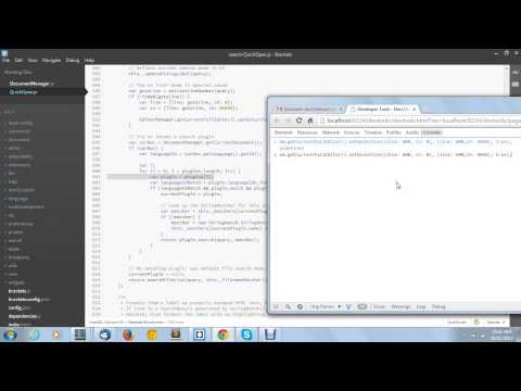 brackets and chrome dev tools