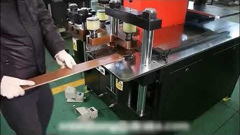 hydraulic busbar cutting bending punching machine