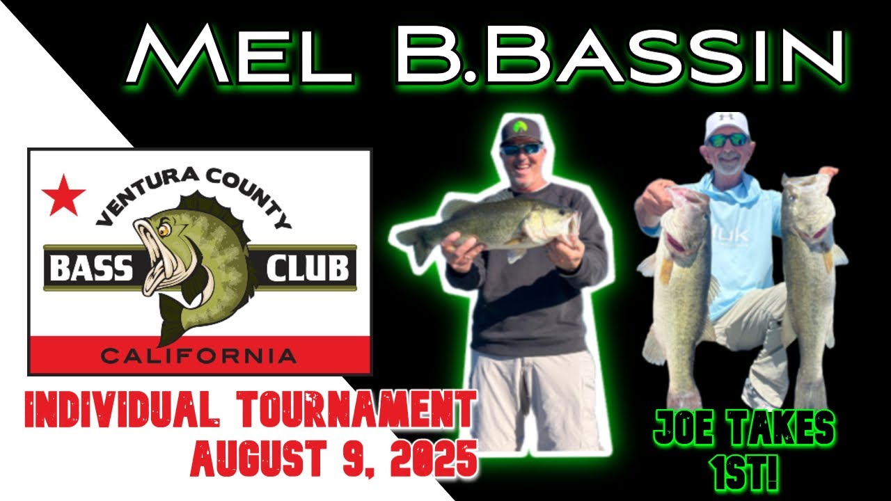 LIVIN' & LEARNIN' VCBC INDIVIDUAL BASS FISHING TOURNAMENT – LAKE CASITAS – AUGUST 9, 2025
