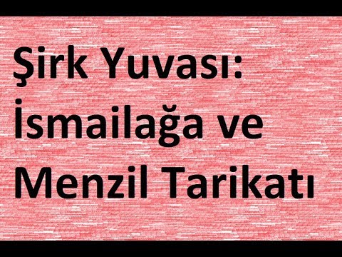 Şirk Yuvası: İsmailağa ve Menzil Tarikatı